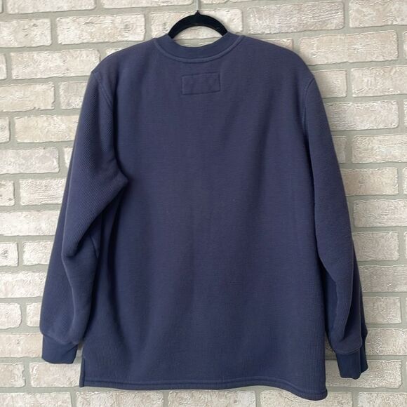 Stanley Men's Pullover Henley Fleece Lined Waffle thermal size M - Picture 5 of 7